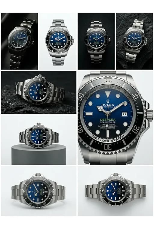 Luxury product contact sheet